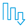 A bar chart graphic representing annual GHG intensity reduction